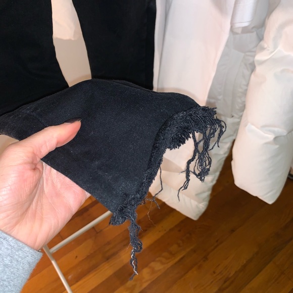 SOLD! Black Distressed Zara Jeans - Picture 6 of 8